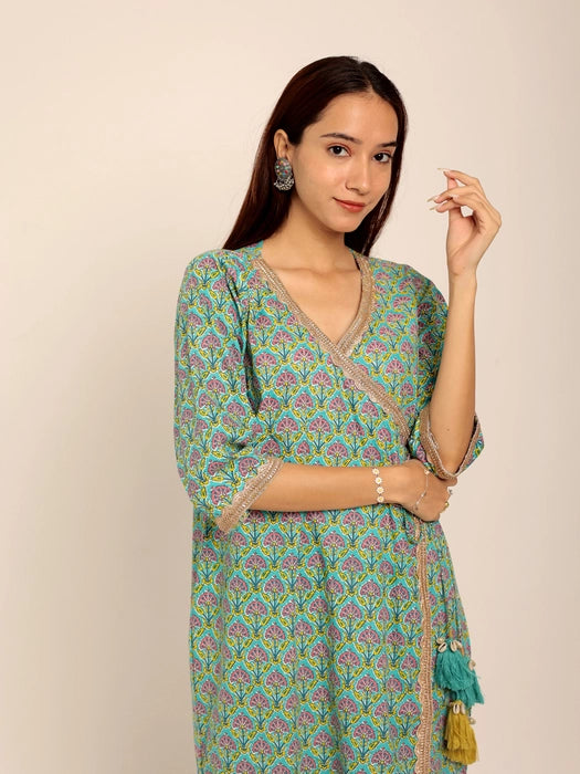 Angrakha - Hand Block Printed