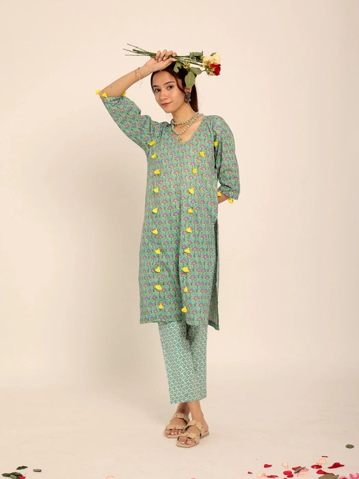 Zinnia Kurti Set