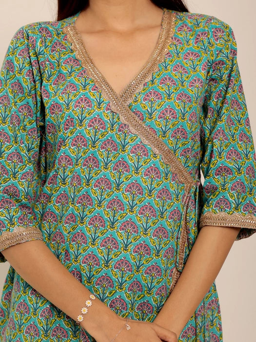 Angrakha - Hand Block Printed