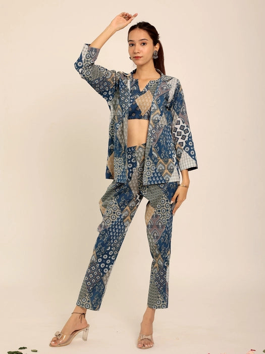 Indigo Co-ord Set