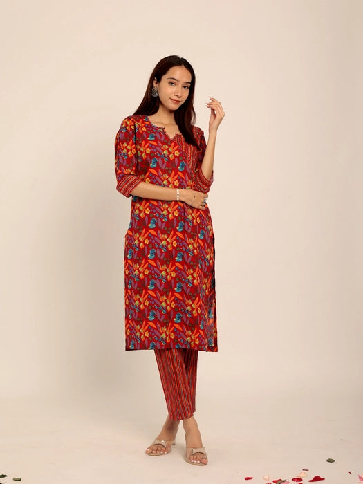 Rosy Kurti Set