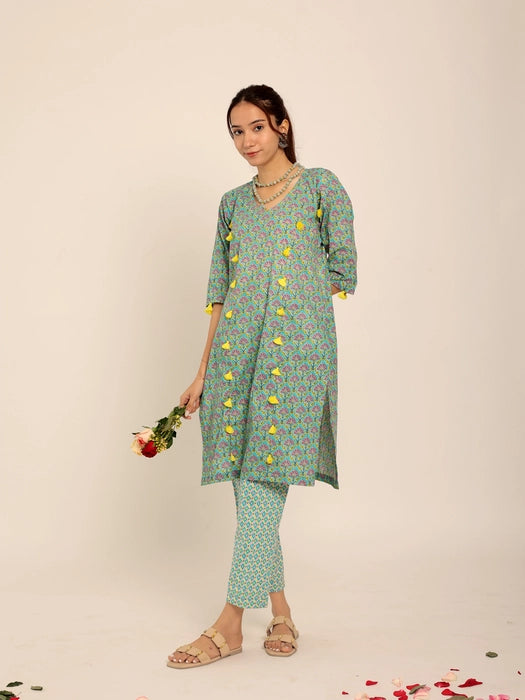 Zinnia Kurti Set
