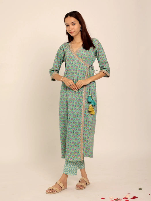 Angrakha - Hand Block Printed