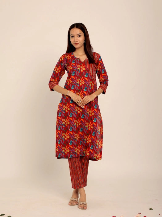 Rosy Kurti Set