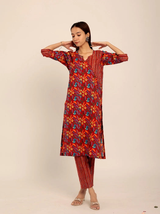 Rosy Kurti Set